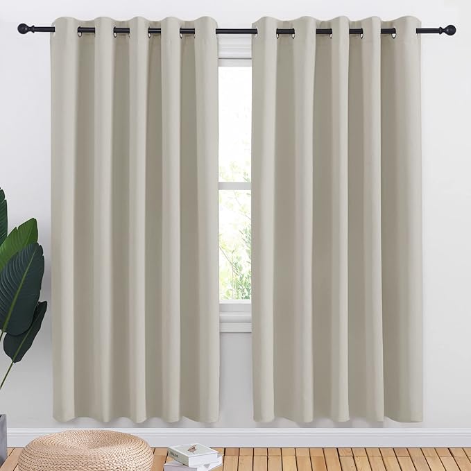 NICETOWN Natural Blackout Draperies Curtains by NICETOWN
