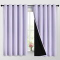 Yakamok 2 Thick Layers 100% Completely Blackout Window Curtains, Thermal by Yakamok