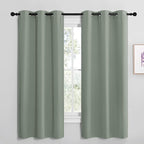 NICETOWN Greyish Green Room Darkening Curtains by NICETOWN