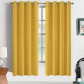 Yakamok Blackout Curtains Room Darkening Thermal Insulated Grommet top Window by Yakamok