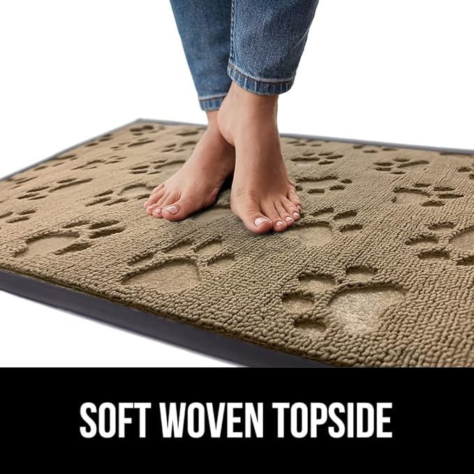 GORILLA GRIP 100% Waterproof All-Season WeatherMAX Doormat US Designed Natural - Image 7