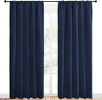 NICETOWN Navy Curtains Blackout Draperies - Image 2