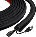 Silicone Cord Covers for Wires on Wall Cord Hider Self-Adhesive