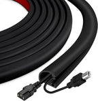 Silicone Cord Covers for Wires on Wall Cord Hider Self-Adhesive