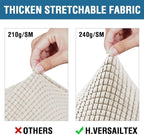 H.VERSAILTEX 4 Piece Stretch Sofa Covers - Image 3