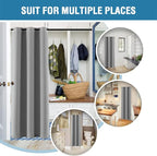 H.VERSAILTEX Doorway Curtain Blackout Closet Door Curtain Room Divider Window - Image 5