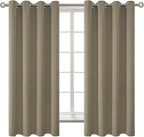 BGment Room Darkening Curtains 63 Inches Long by BGment