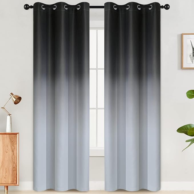 SimpleHome Ombre Room Darkening Curtains by SimpleHome
