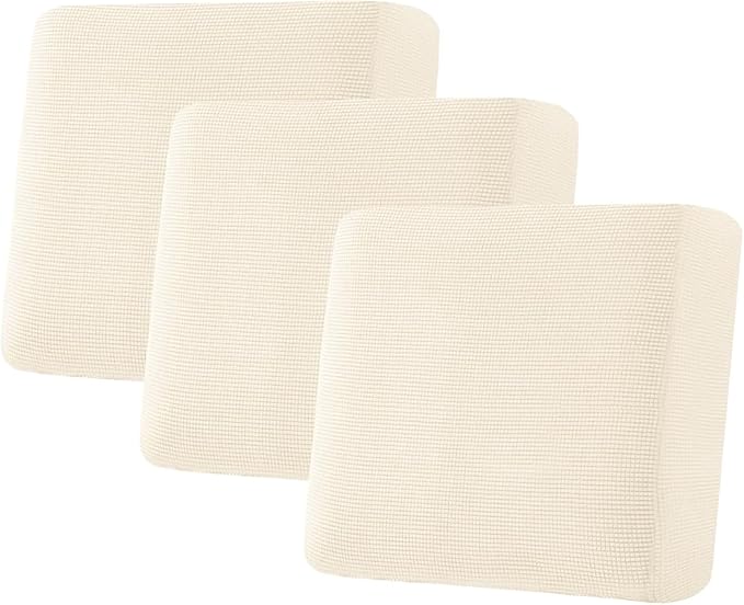 H.VERSAILTEX Super Stretch Individual Seat Sofa Covers Couch Slipcover Sets by HVERSAILTEX