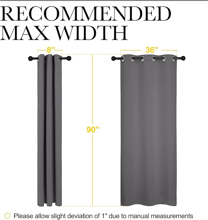 NICETOWN Thermal Insulated Blackout Curtains - Image 7
