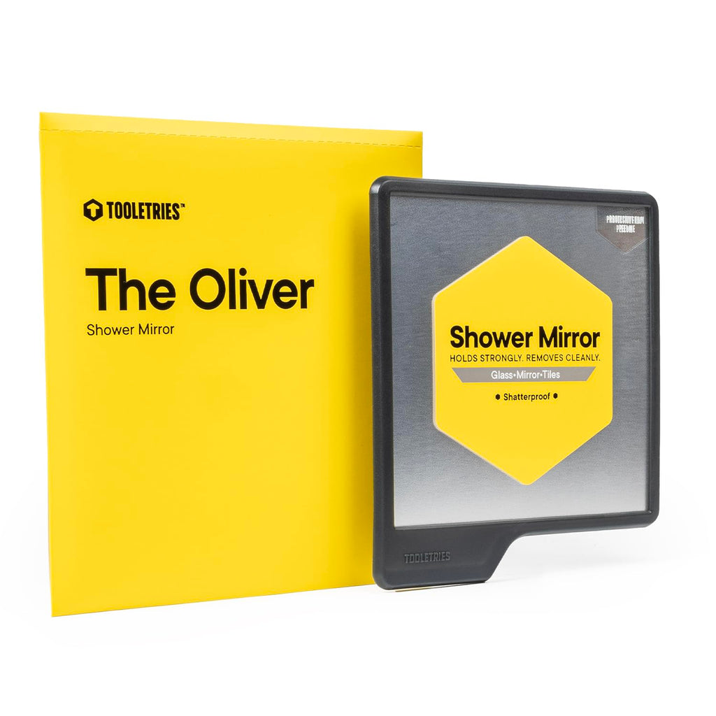 TOOLETRIES Oliver Shower Mirror for Shaving - Charcoal