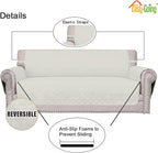 Easy-Going Oversized Chair Sofa Slipcover Reversible Sofa Cover Water Resistant - Image 3
