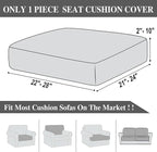 Couch Cushion Cover Seat Cushion Cover Stretch Armchair Cover Separate - Image 6