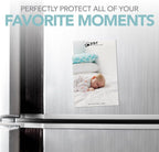 pbf 4x6 Magnetic Acrylic Picture Frames for Refrigerator – Clear Photo Holder Display for Fridge, Locker, Whiteboard, Office, Artwork, Signs – 10 Pack