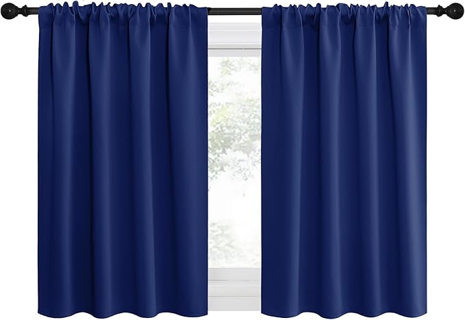 NICETOWN RV Blackout Curtains for Camper Windows, Kitchen Curtains, Short by NICETOWN