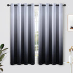 SimpleHome Ombre Curtains 52 x 63 Inch by SimpleHome