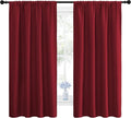 NICETOWN Christmas Burgundy Blackout Curtains and Drapes by NICETOWN