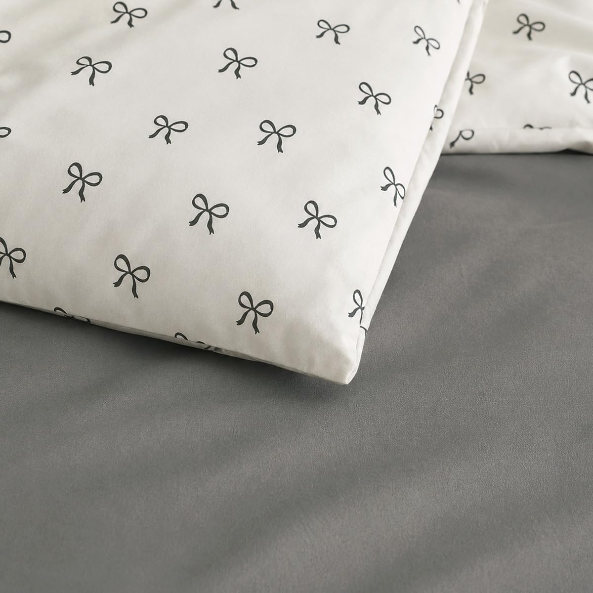 Twin Comforter Set Black Bow Comforter Set for Girls