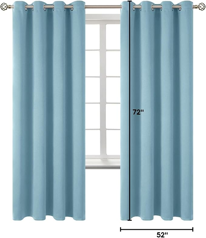 BGment Room Darkening Curtains 72 Inches Long - Image 8