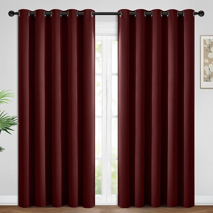 Yakamok Blackout Curtains Room Darkening Thermal Insulated Window Panels by Yakamok
