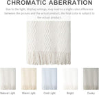 BOURINA Off White Throw Blanket 60x80 Inches Throw Textured Solid Soft Sofa - Image 7