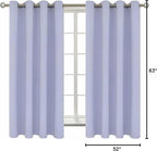 BGment Room Darkening Curtains 63 Inches Long - Image 9