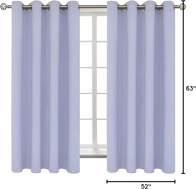 BGment Room Darkening Curtains 63 Inches Long - Image 9