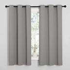 NICETOWN Blackout Curtains 63 inches Long, Thermal Insulated Solid Grommet Top by NICETOWN