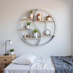 Round Wall Shelf,Decorative Circle Floating Shelves