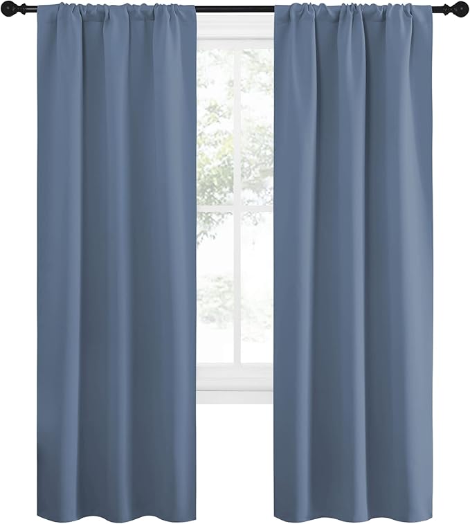 NICETOWN Blackout Curtains for Living Curtains, Home Decoration Solid Thermal - Image 2