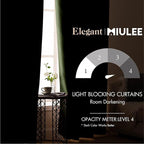 MIULEE Blackout Room Darkening Curtains Thermal Insulated Drapes Solid Window - Image 2