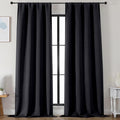 Simplebrand Ava Halloween Black Blackout Curtains by Simplebrand