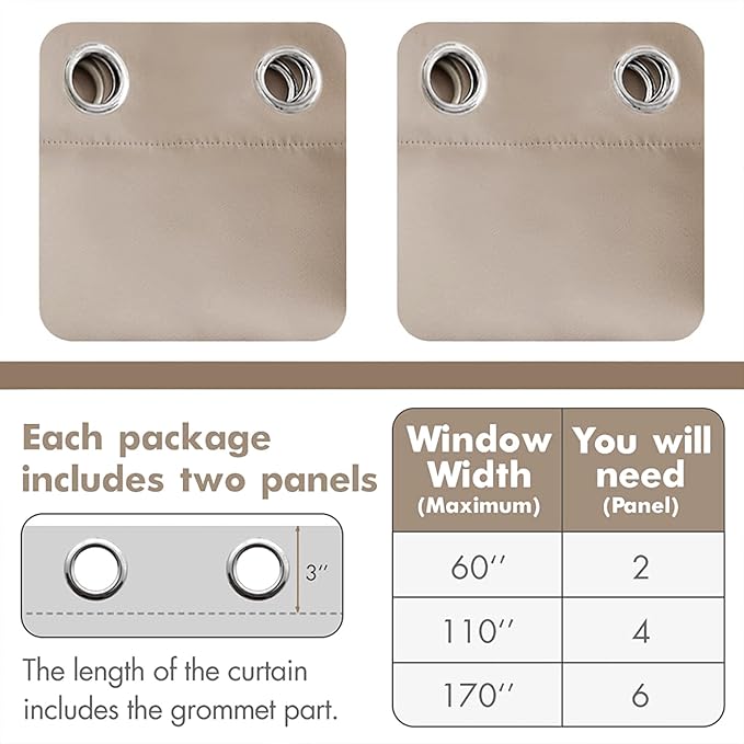 MIULEE Blackout Curtains 96 Inches Long - Image 6