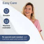 Queen Size 4 Piece Sheet Set - Comfy Breathable & Cooling Sheets - White