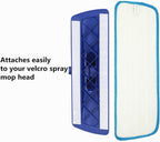 Xindejia 10 Pack Microfiber Spray Mop Replacement Heads for Wet/Dry Mops Floor Cleaning Pads Compatible with Bona Floor Care System