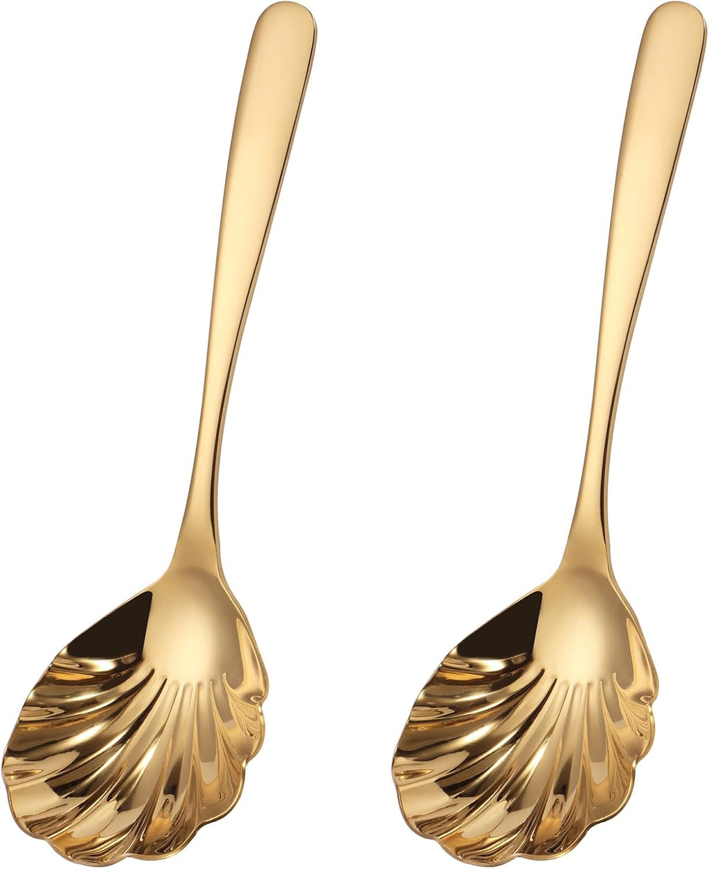 Large Serving Spoon,9" Serveware Spoons Set,Stainless Steel Catering Serving Utensils for Party Buffet Dinner Banquet Cooking Kitchen Basics,Dishwasher Safe(Silver)