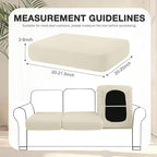 hyha 12Pcs Patio Cushion Covers, Stretch Outdoor Couch Cushion Covers - Image 2