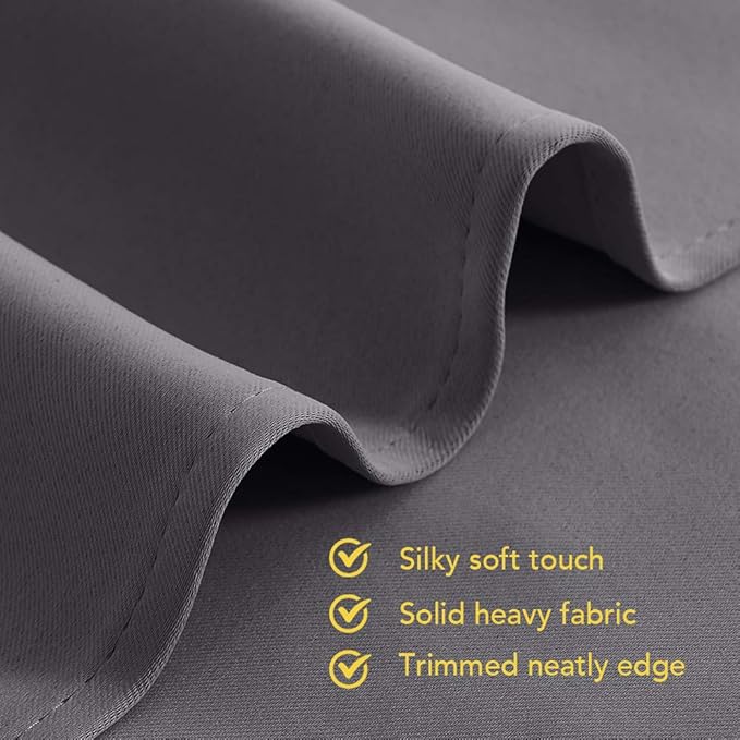 NICETOWN Bedroom Curtains Blackout Drapery Panels, Three Pass Microfiber - Image 5