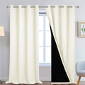 Yakamok 100% Blackout Window Curtain Panels, Heat and Full Light Blocking Drapes by Yakamok
