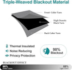 ChrisDowa Blackout Curtains 63 inches Long - Image 4