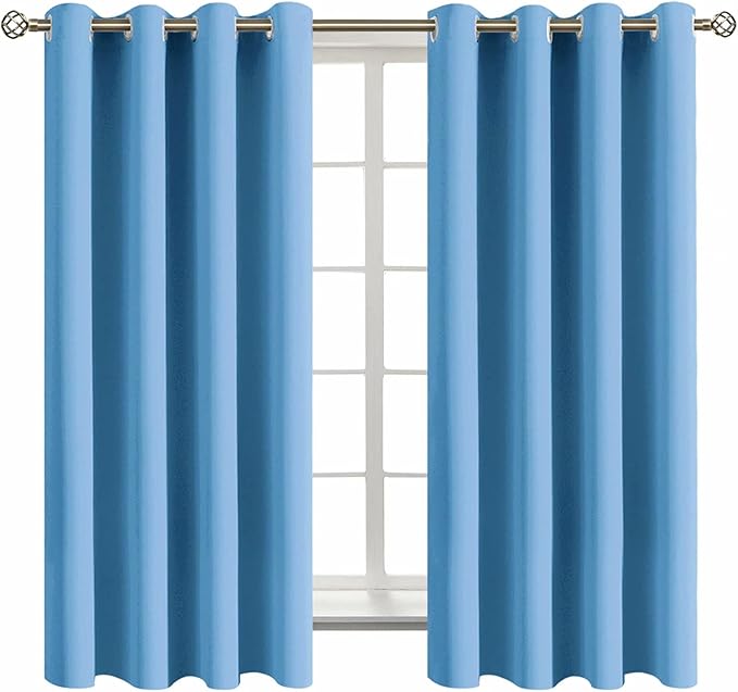 BGment Room Darkening Curtains 63 Inches Long by BGment