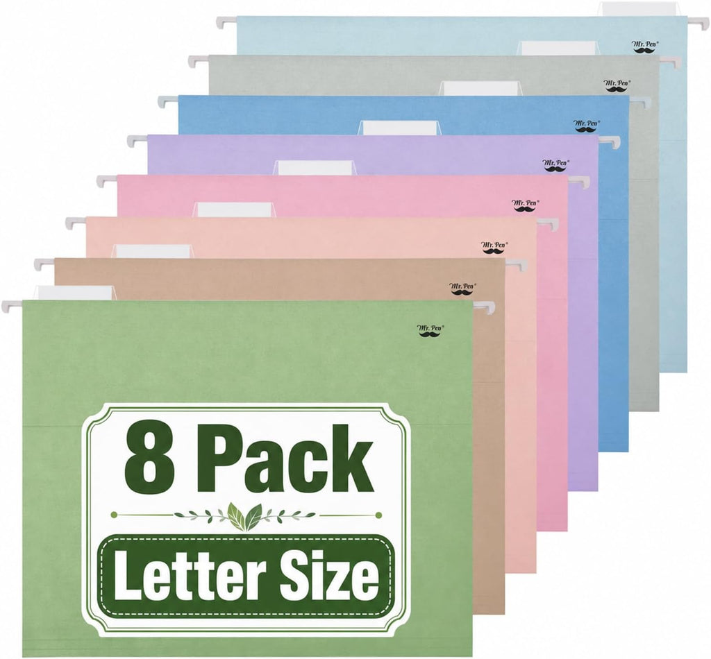 Mr. Pen- Hanging File Folders Bulk, 24 Pack, Letter Size File Folders