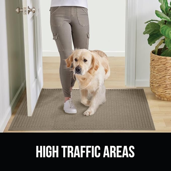 GORILLA GRIP® Ultra Absorbent Front Door Mat Outside Entrance 72x24, Traps Dirt - Image 6