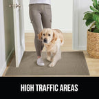 GORILLA GRIP® Ultra Absorbent Front Door Mat Outside Entrance 72x24, Traps Dirt - Image 6