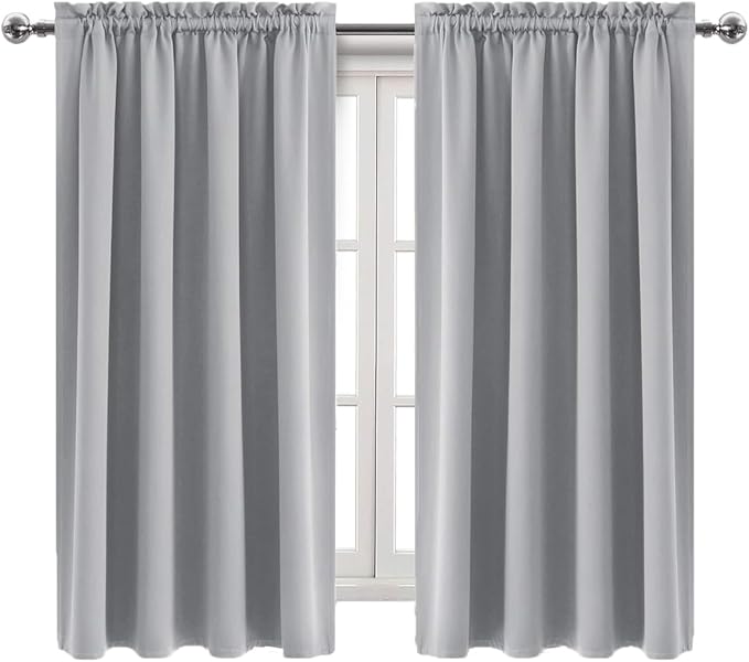 DWCN Blackout Curtains Room Darkening Thermal Insulated Bedroom Curtains Window - Image 9