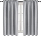 DWCN Blackout Curtains Room Darkening Thermal Insulated Bedroom Curtains Window - Image 9