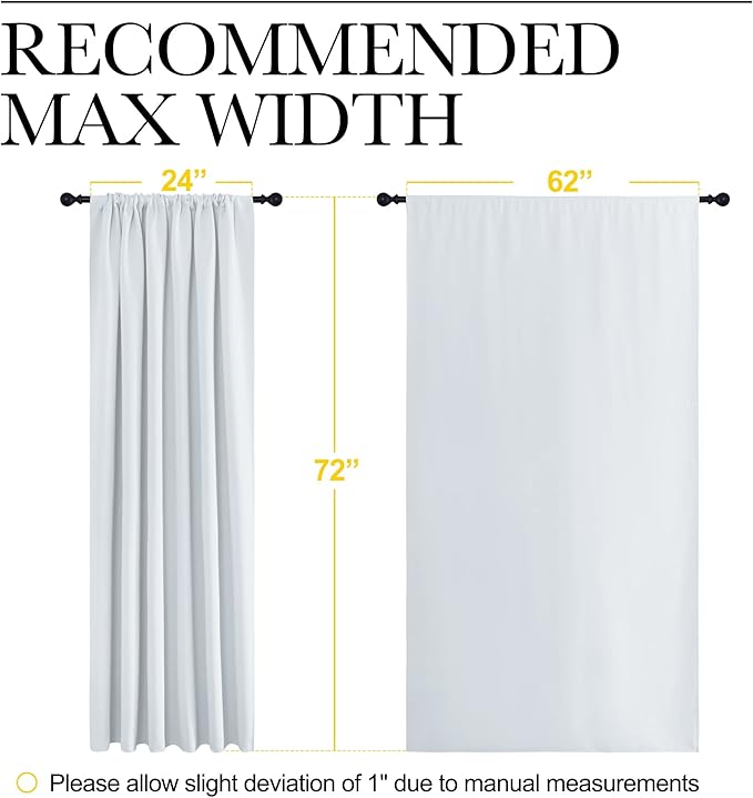 NICETOWN Bedroom Window Curtain Panels - Image 7