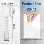 24 Pack Foam Board Hangers Foamcore Wall Mounting Hangers