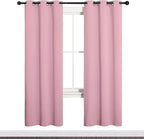 NICETOWN Bedroom Curtain Panels Blackout Draperies, Thermal Insulated Solid - Image 2