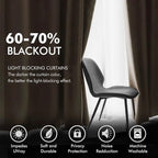 MIULEE 2 Panels Blackout Velvet Curtains Solid Soft Grommet Camel Beige Curtain - Image 4
